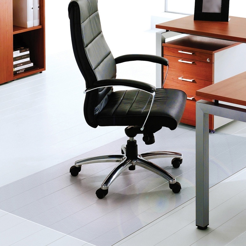 Floortex Cleartex Ultimat XXL Hard Floor Polycarbonate Rectangular Chair Mat – FLR1215015019ER
