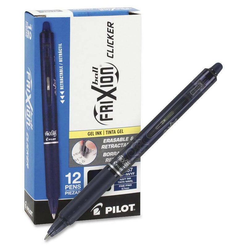 Pilot FriXion .7mm Clicker Erasable Gel Pens – PIL31457