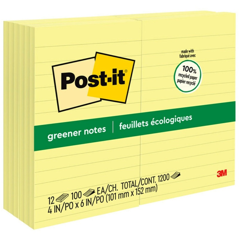 Post-it Greener Notes – MMM660RPYW