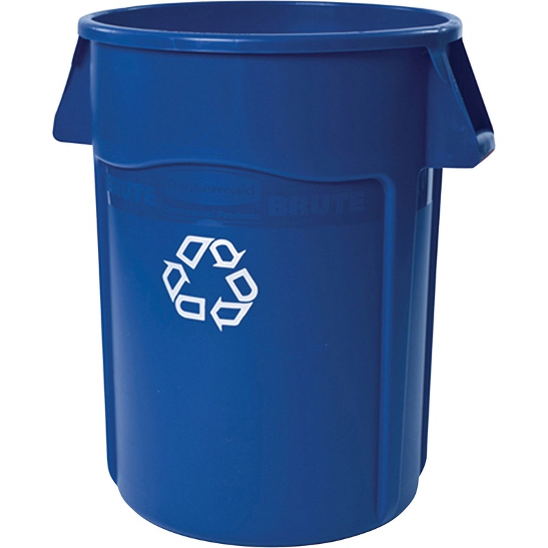 Rubbermaid Commercial Brute 44-Gallon Vented Recycling Container – RCP264307BLU