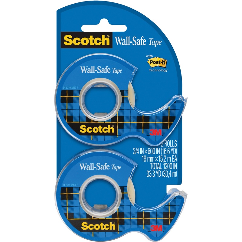 Scotch Wall-Safe Tape – MMM183DM2