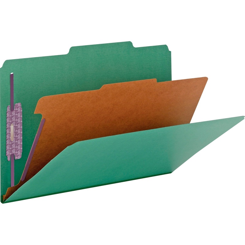 Smead SafeSHIELD Fastener 1-Divider Classification Folders – SMD18733
