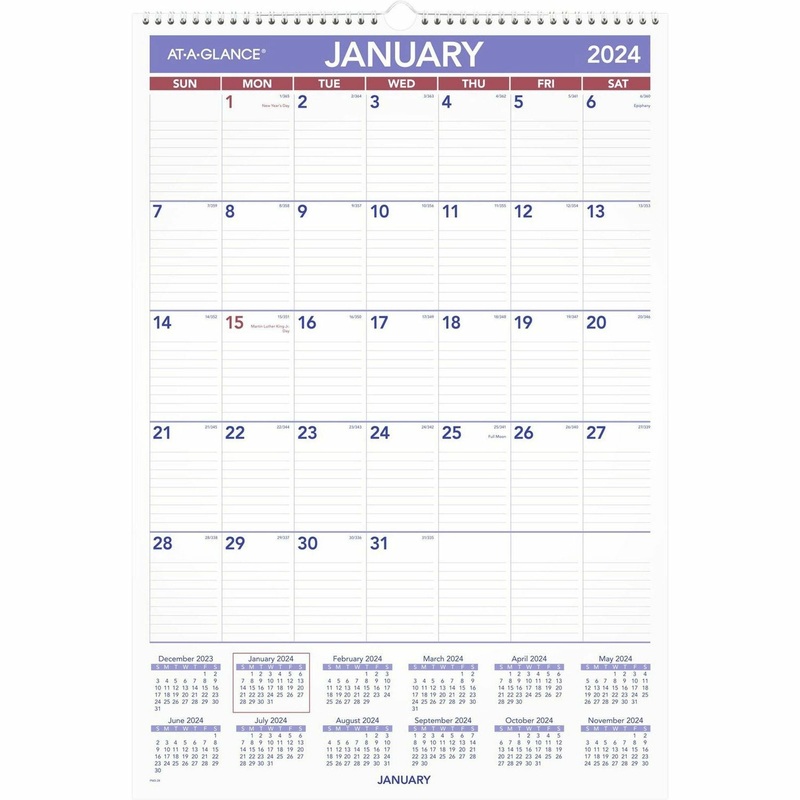 At-A-Glance Recycled Monthly Wall Calendar – AAGPM328