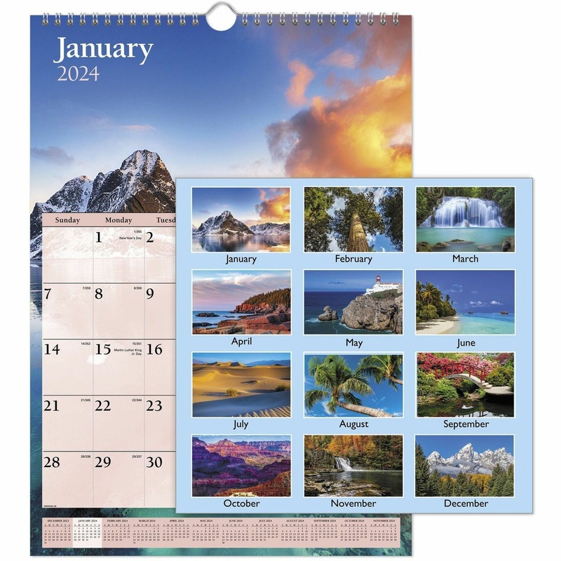At-A-Glance Scenic Wall Calendar – AAGDMW20028