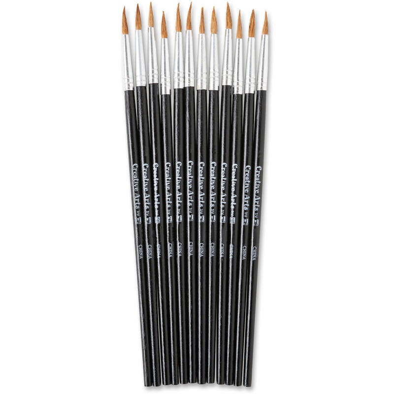 CLI Size 4 Water Color Pointed Brushes – LEO73504