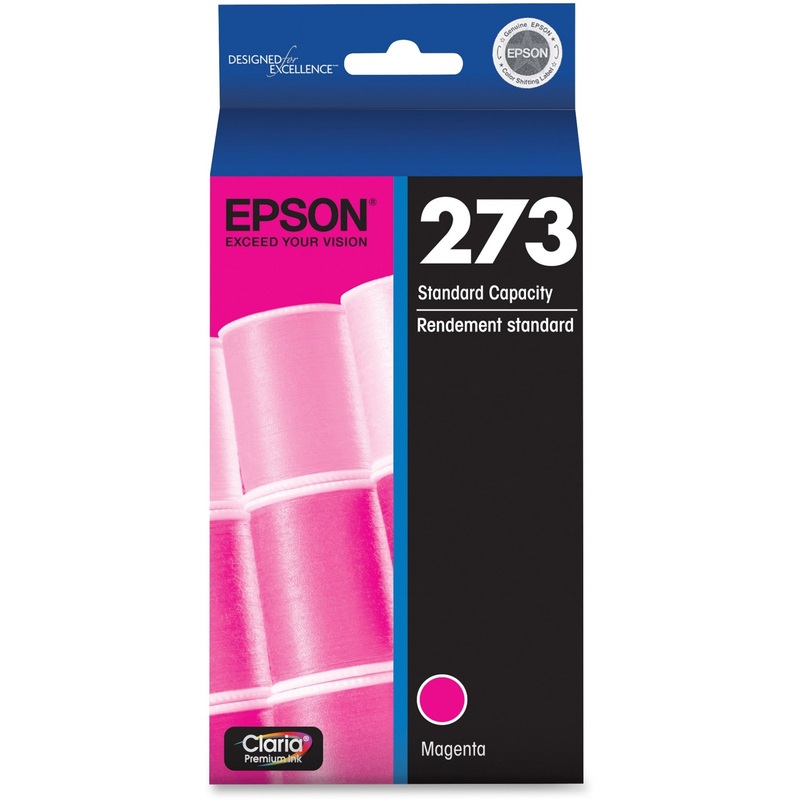 Epson Claria 273 Original Standard Yield Inkjet Ink Cartridge – Magenta – 1 Each – EPST273320S