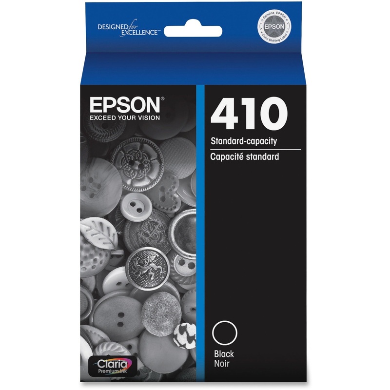 Epson Claria 410 Original Inkjet Ink Cartridge – Black – 1 Each – EPST410020S
