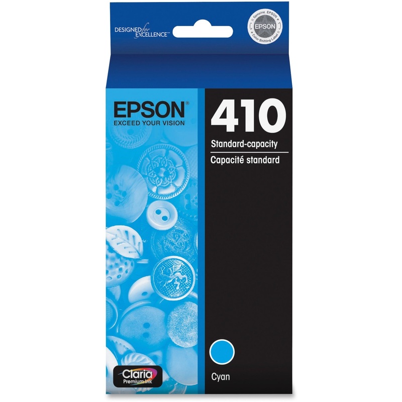 Epson Claria 410 Original Inkjet Ink Cartridge – Cyan – 1 Each – EPST410220S