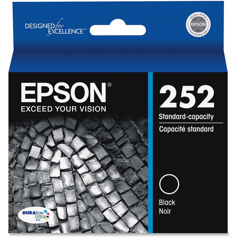 Epson DURABrite Ultra T252120 Original Standard Yield Inkjet Ink Cartridge – Black – 1 Each – EPST252120S
