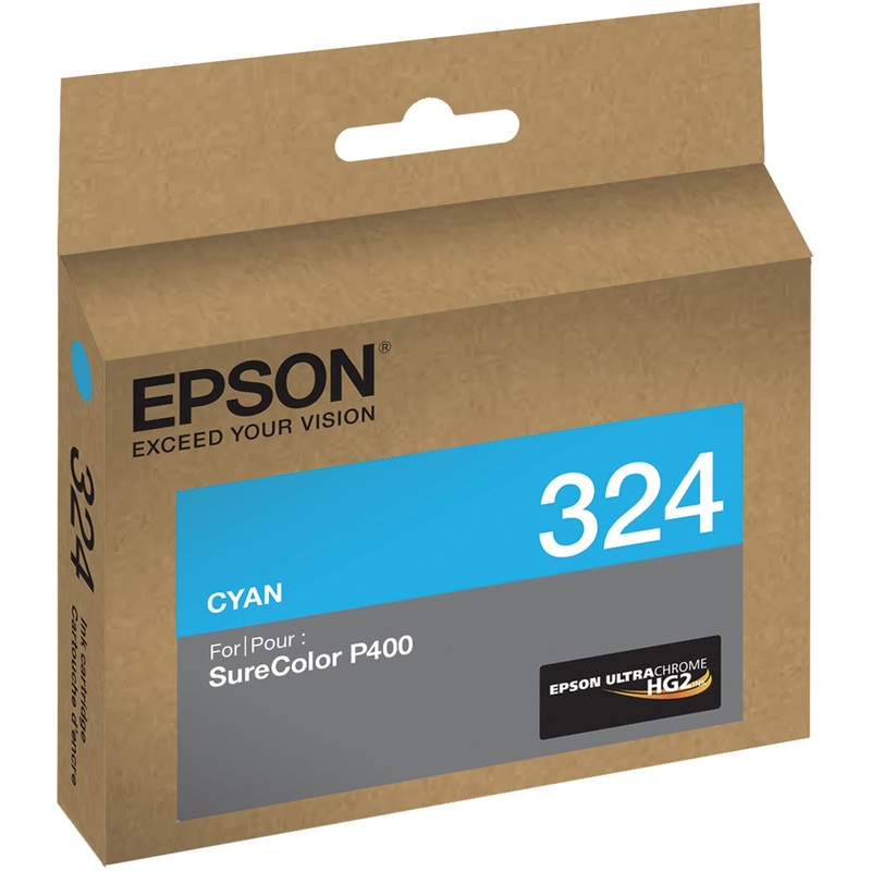 Epson UltraChrome 324 Original Inkjet Ink Cartridge – Cyan – 1 Each – EPST324220