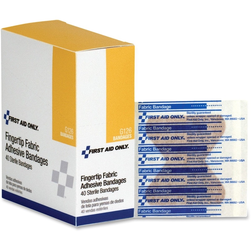 First Aid Only Fingertip Fabric Adhesive Bandages – FAOG126
