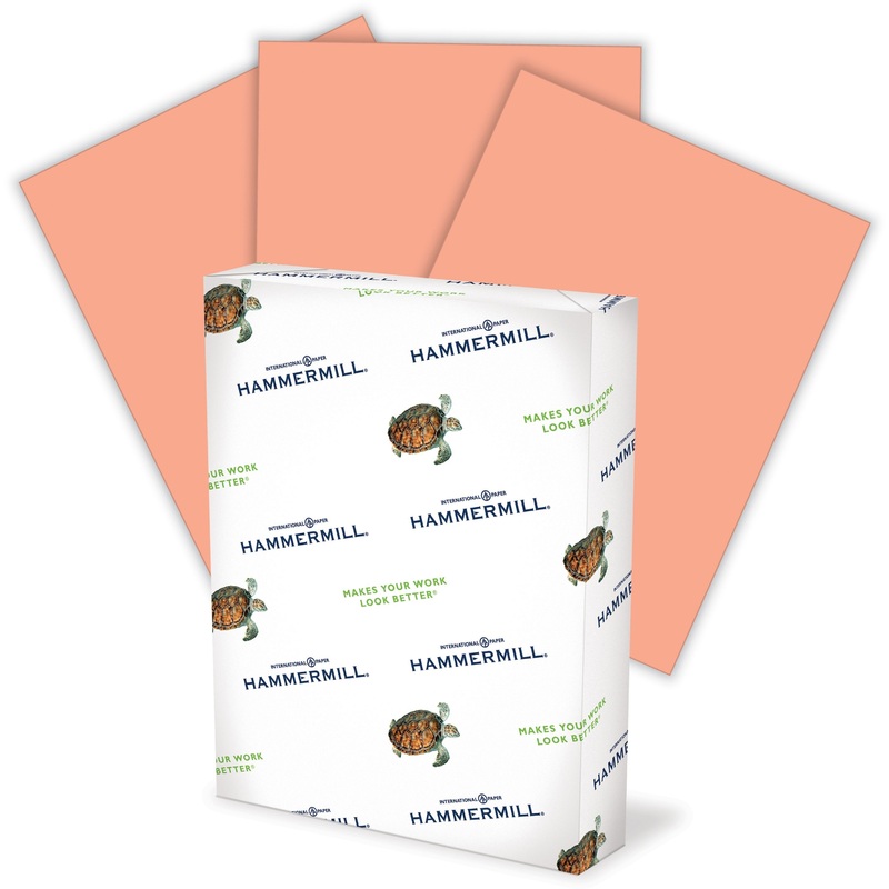 Hammermill Colors Recycled Copy Paper – Salmon – HAM103119CT