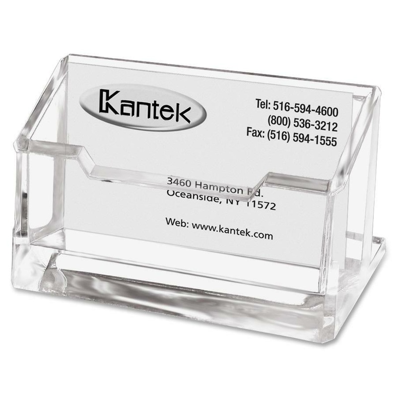 Kantek Acrylic Business Card Holder – KTKAD30
