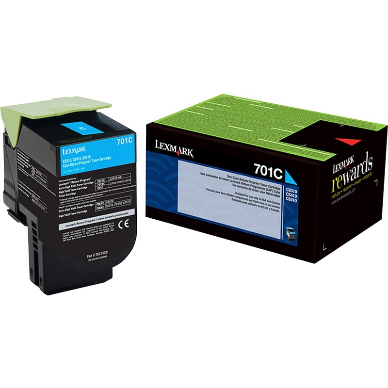 Lexmark Unison 701C Toner Cartridge – LEX70C10C0