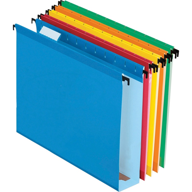Pendaflex 1/5 Tab Cut Letter Recycled Hanging Folder – PFX6152X2ASST