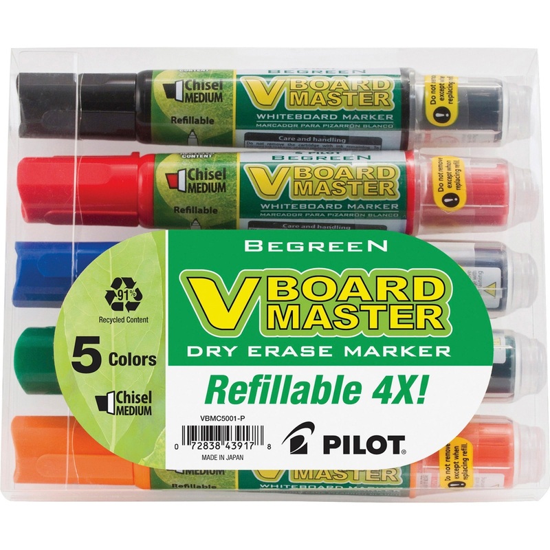Pilot BeGreen Refillable VBoard Dry-erase Marker – PIL43917