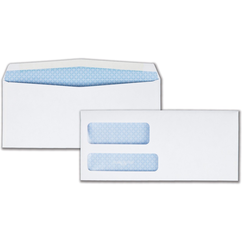 Quality Park No. 9 Double Window Security Tint Envelopes – QUA24524