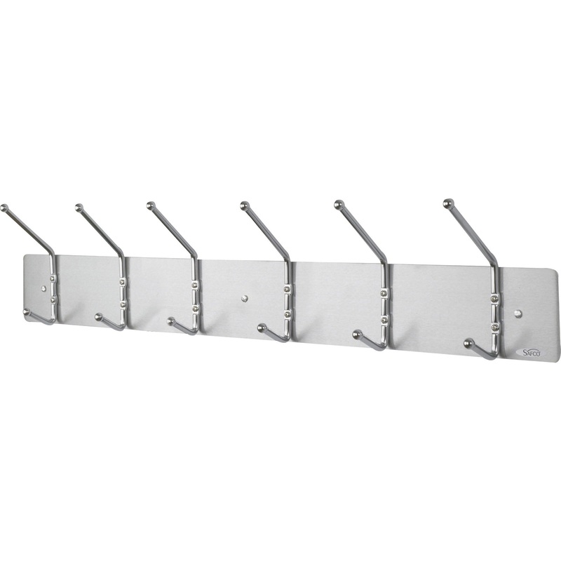 Safco 6-Hook Contemporary Steel Coat Hooks – SAF4162