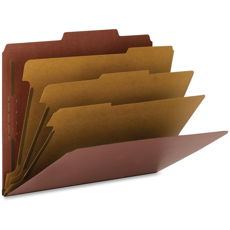 Smead 2/5 Tab Cut Letter Recycled Classification Folder – SMD14099