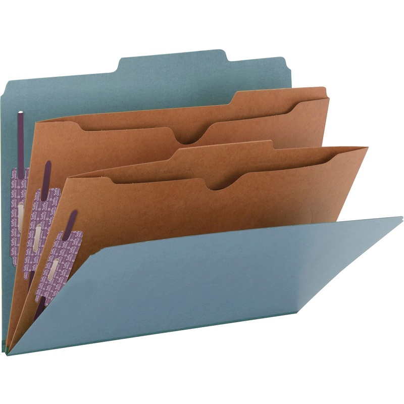 Smead Pocket Divider PressBoard Classification Folders – SMD14081
