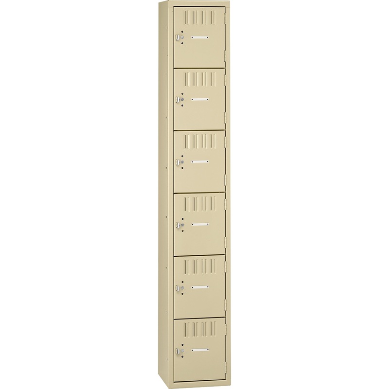 Tennsco 6-Tier No Legs Steel Box Lockers – TNNBS6121812ASD