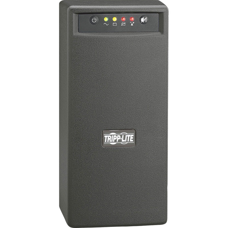 Tripp Lite UPS 1000VA 500W Battery Back Up Tower AVR 120V USB RJ45 8 outlet – TRPOMNIVS1000