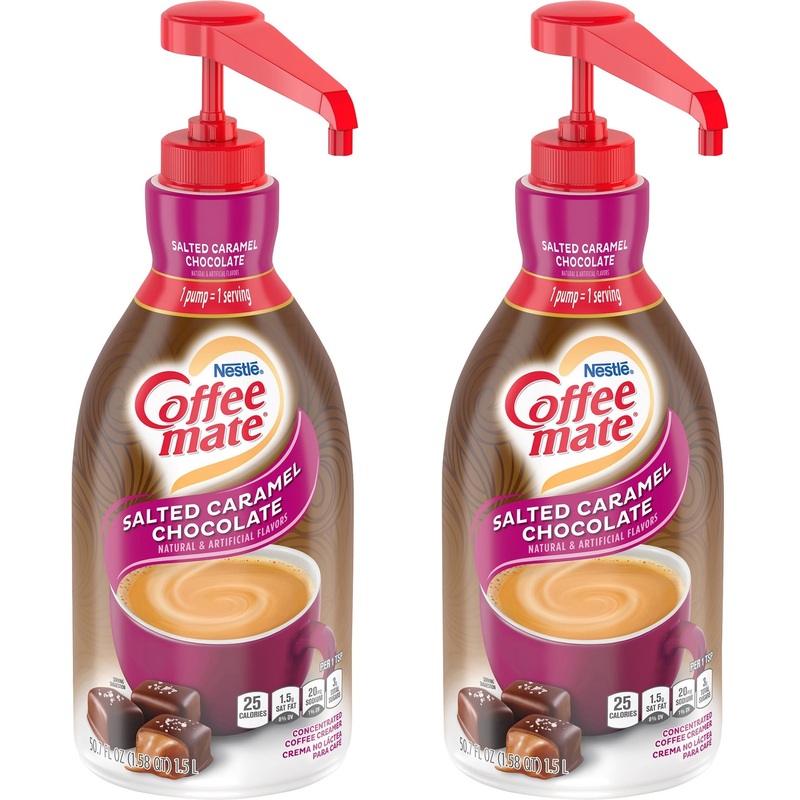 Coffee mate Salted Caramel Chocolate Flavor Concentrated Coffee Creamer – NES79976CT