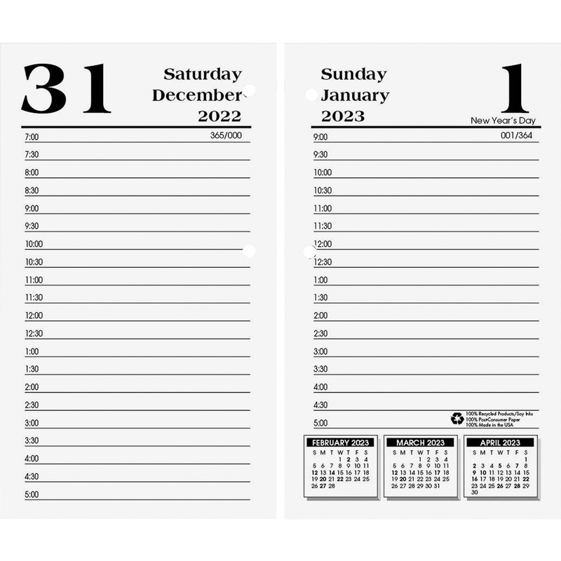 House of Doolittle No.17-Base Economy Calendar Refills – HOD4717