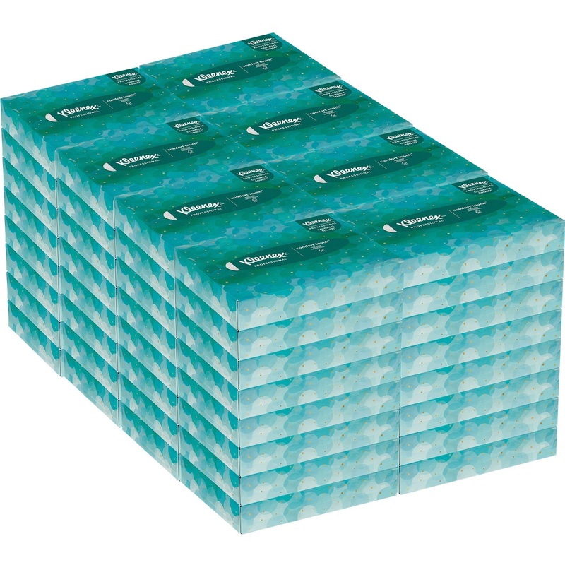 Kleenex Professional Facial Tissue in Flat Tissue Boxes – KCC21195