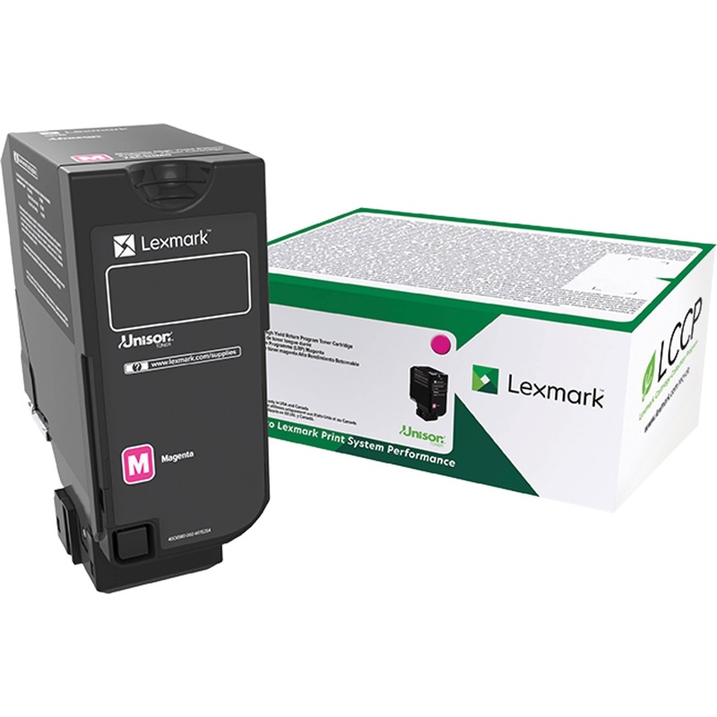 Lexmark Original Standard Yield Laser Toner Cartridge – Magenta – 1 Each – LEX74C0SMG