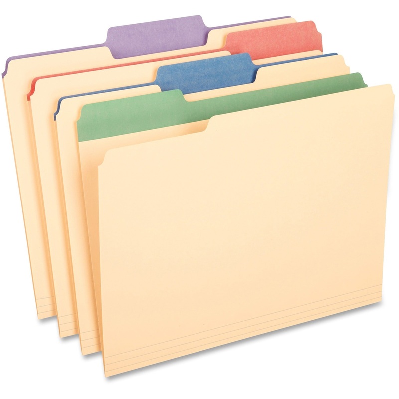 Pendaflex 1/3 Tab Cut Letter Recycled Top Tab File Folder – PFX84101