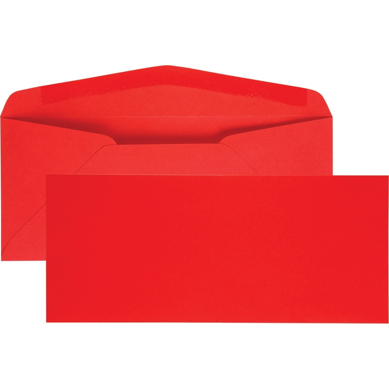 Quality Park No. 10 Bright Red Envelopes – QUA11134