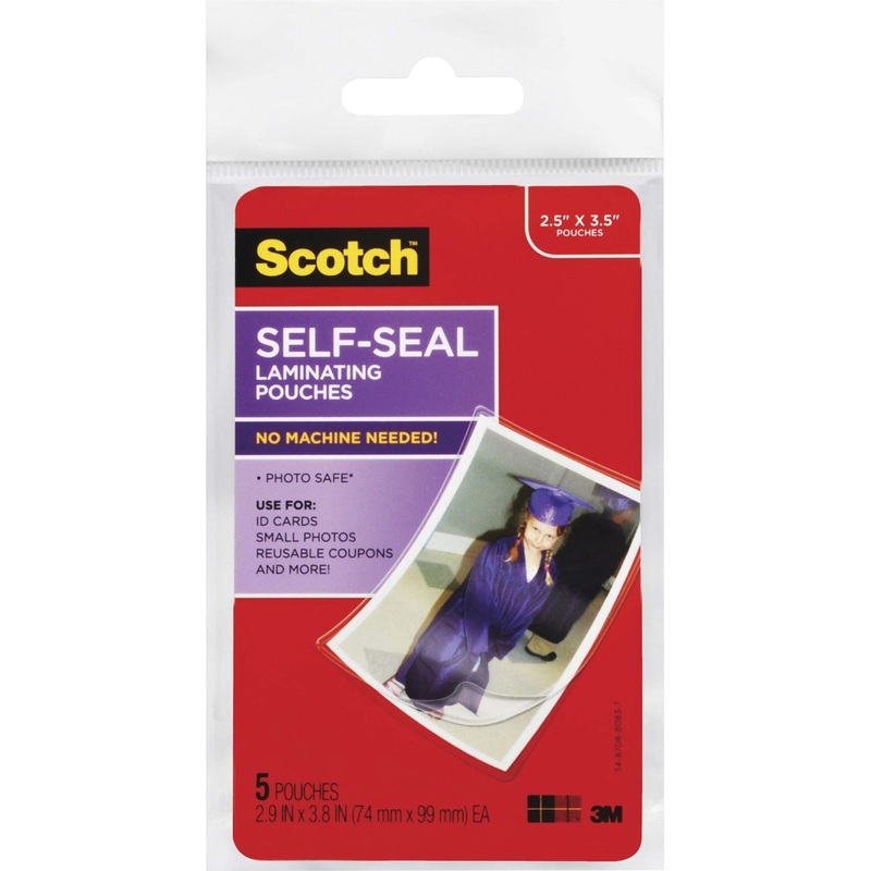 Scotch Self-sealing Photo Laminating Sheets – MMMPL903G