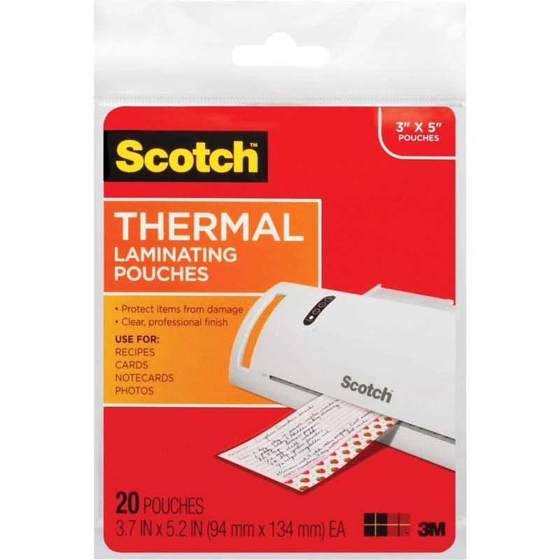 Scotch Thermal Laminating Pouches – MMMTP590220