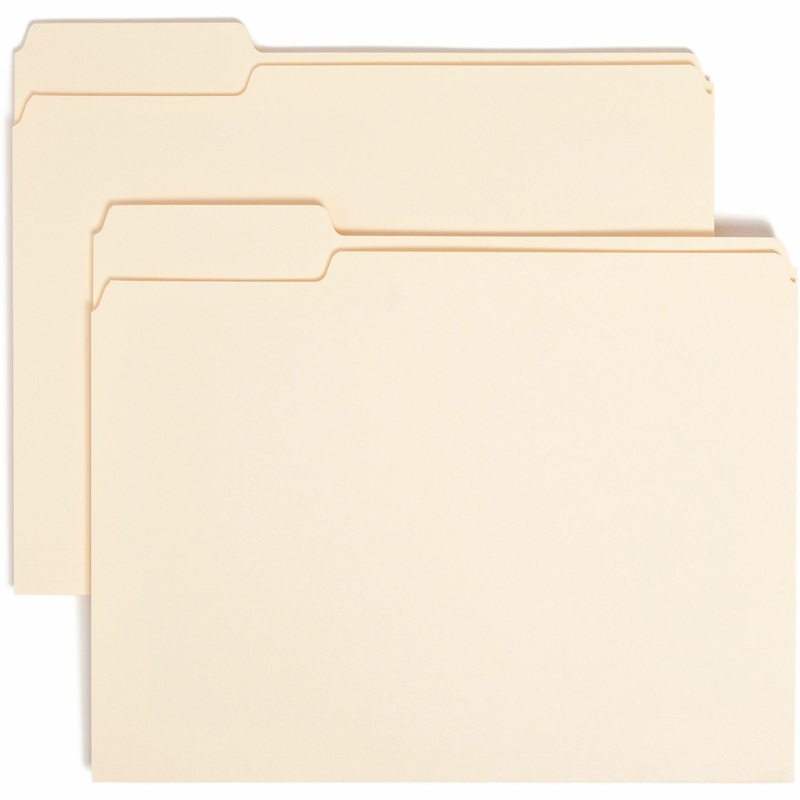 Smead 1/3 Tab Cut Letter Recycled Top Tab File Folder – SMD10331