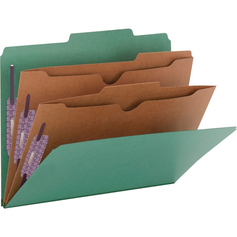 Smead Pocket Divider PressBoard Classification Folders – SMD14083