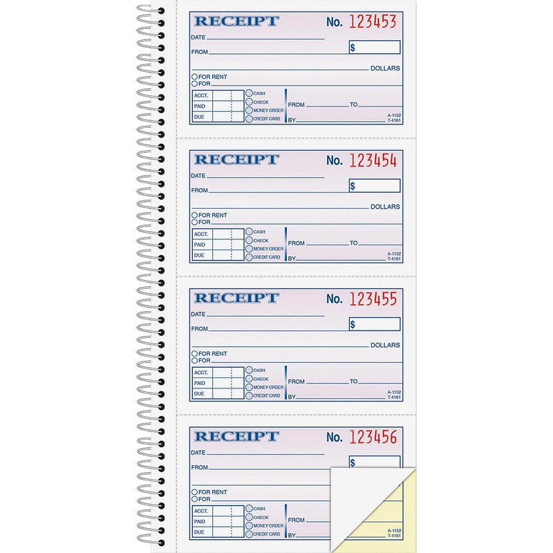 Adams Spiral 2-part Money/Rent Receipt Book – ABFSC1152