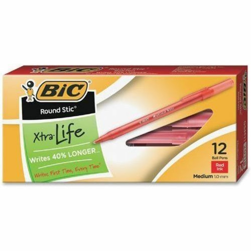 BIC Round Stic Ballpoint Pens – BICGSM11RD