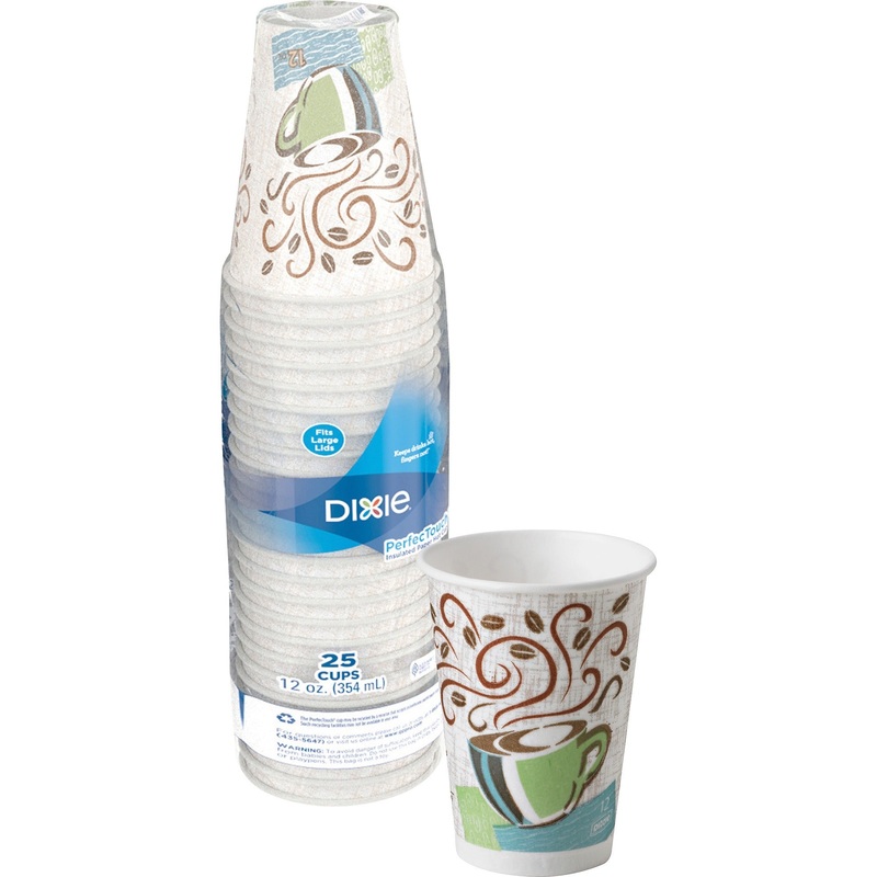 Dixie PerfecTouch Insulated Hot Coffee Cups by GP Pro – DXE5342DX