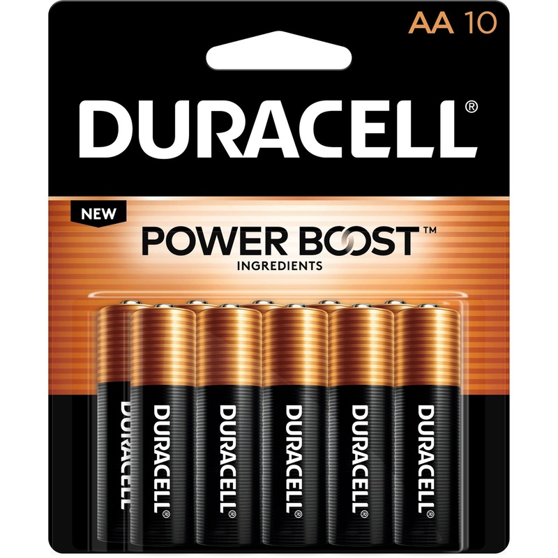 Duracell Coppertop Alkaline AA Batteries – DURMN1500B10Z