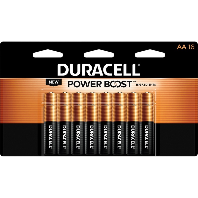 Duracell Coppertop Alkaline AA Batteries – DURMN1500B16Z