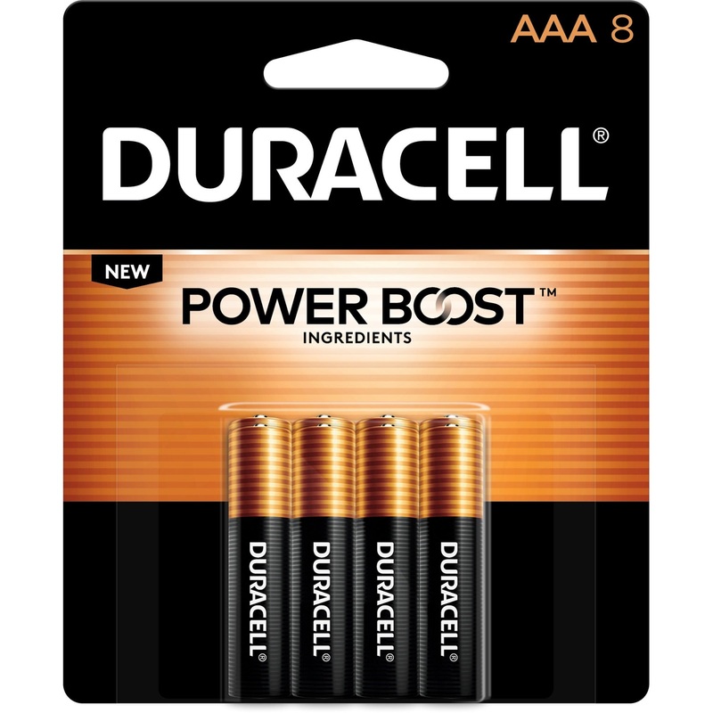 Duracell Coppertop Alkaline AAA Batteries – DURMN2400B8Z