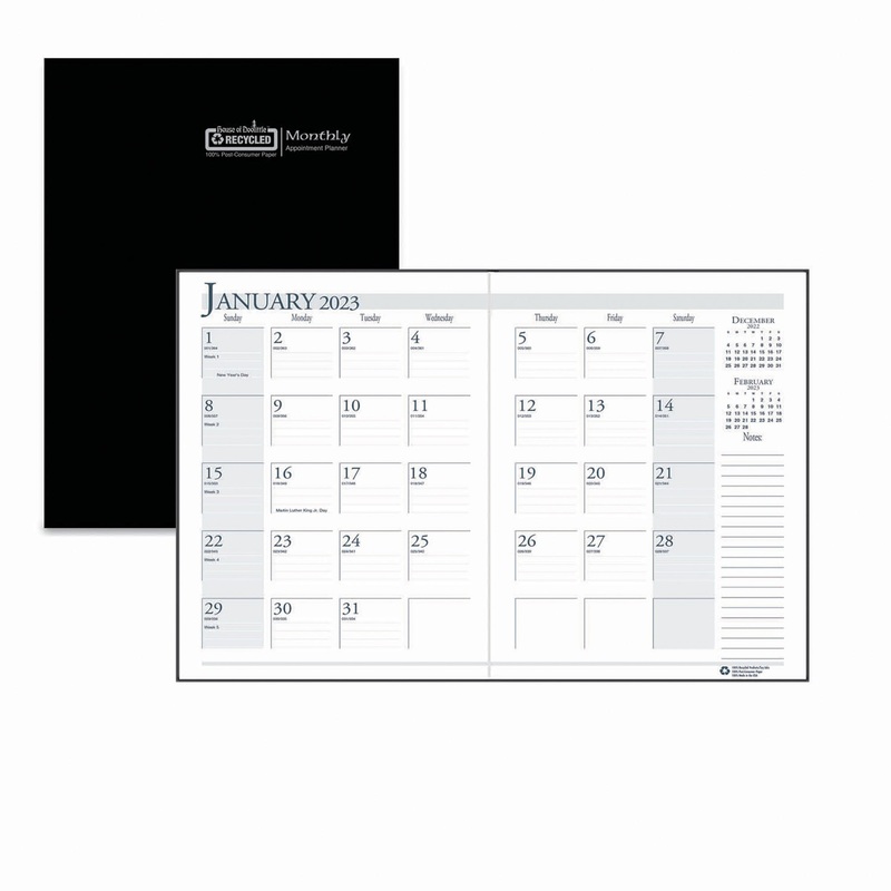 House of Doolittle Economy Stitched Cover Monthly Planner – HOD26002