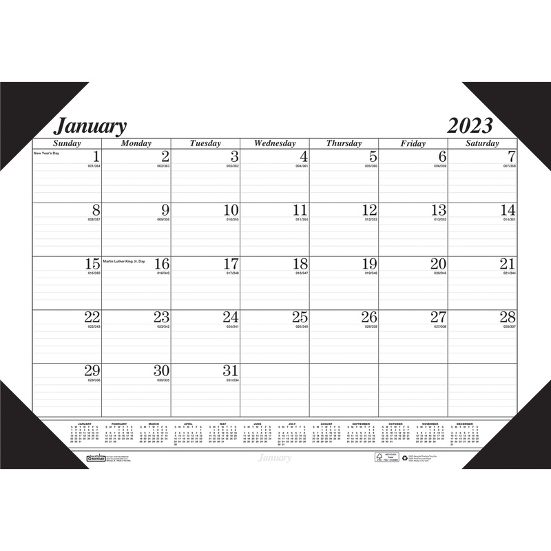 House of Doolittle Recycled Compact Size Economy Desk Pad – HOD0124