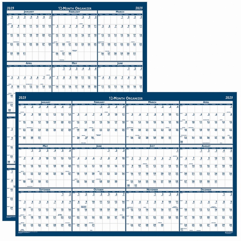 House of Doolittle Write-on Laminated Wall Planner – HOD3960