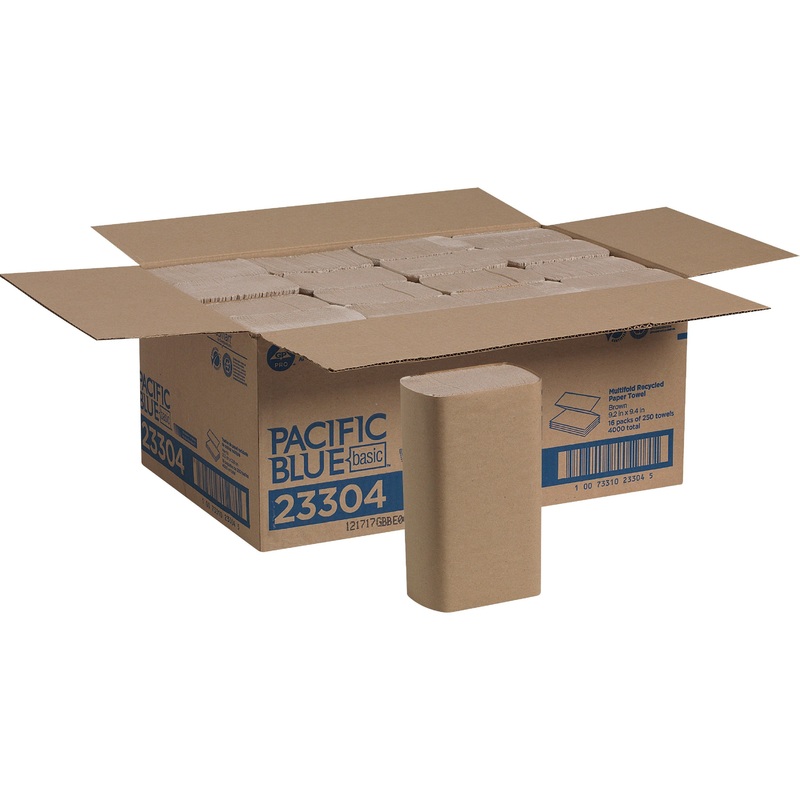 Pacific Blue Basic Recycled Multifold Paper Towel – GPC23304