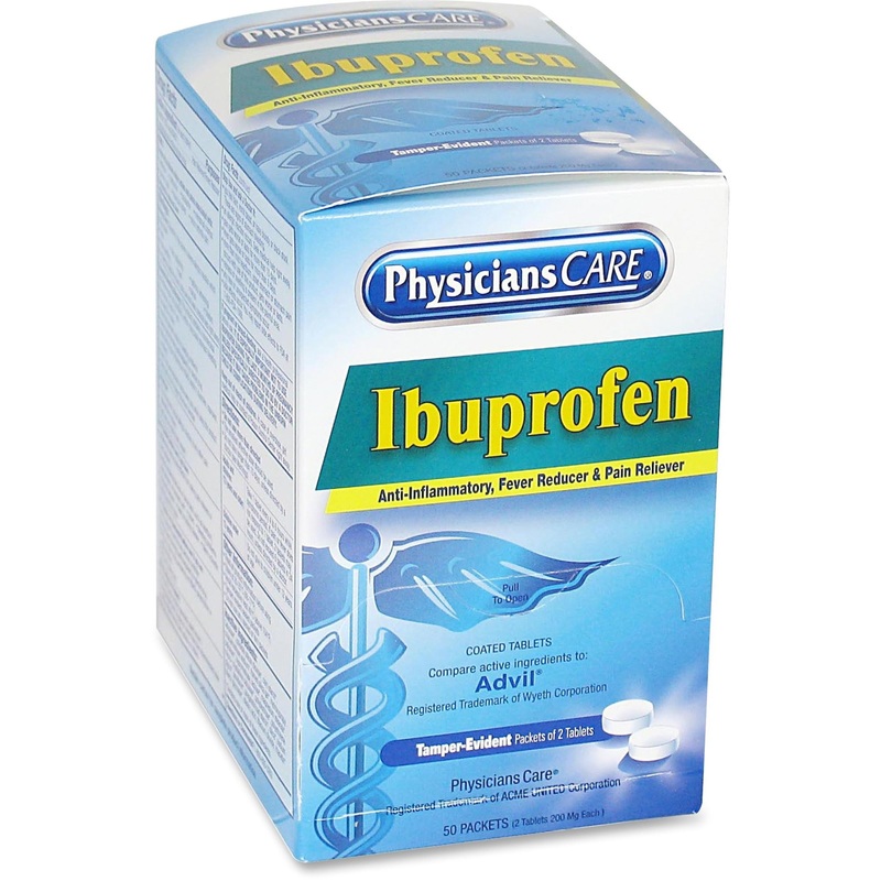 PhysiciansCare Ibuprofen Individual Dose Packets – ACM90109