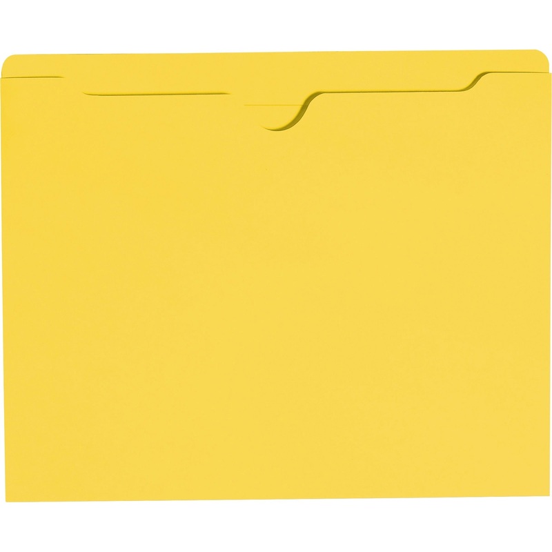 Smead Colored Straight Tab Cut Letter Recycled File Jacket – SMD75511