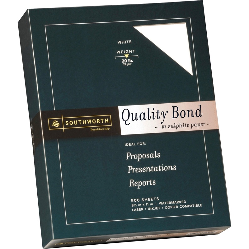 Southworth Quality Bond Paper – White – SOU3162010