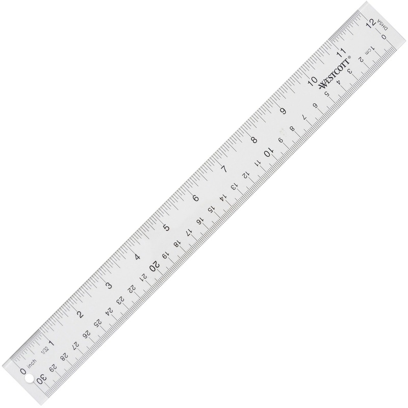 Westcott See-Through Acrylic Rulers – ACM10562